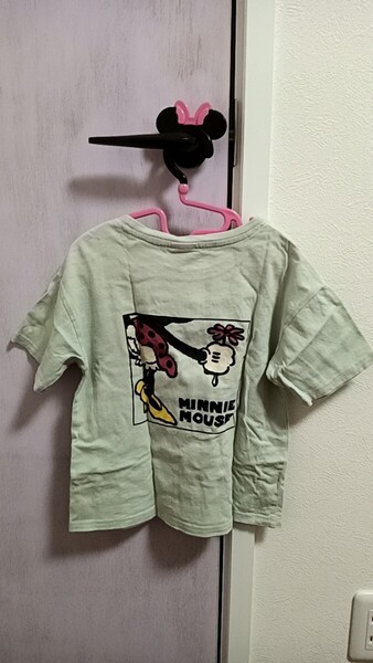ディズニー ミニーちゃん ミッキーマウス 半袖 Tシャツ トップス キッズ 子供服 120センチ 洗い替え かわいい