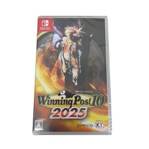 ◎新品◎SWITCH スイッチ ソフト WinningPost10 2025 競馬シミュレーション ゲーム 未開封 I1585COA