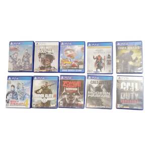 【中古品】PS4PS5ゲームまとめ10本 コールオブデューティー アサシンクリードヴァルハラ 動作未確認KK89500RG