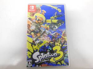 ★中古品・動作未確認★Switch スプラトゥーン3 ゲームソフト スイッチOFO61493O