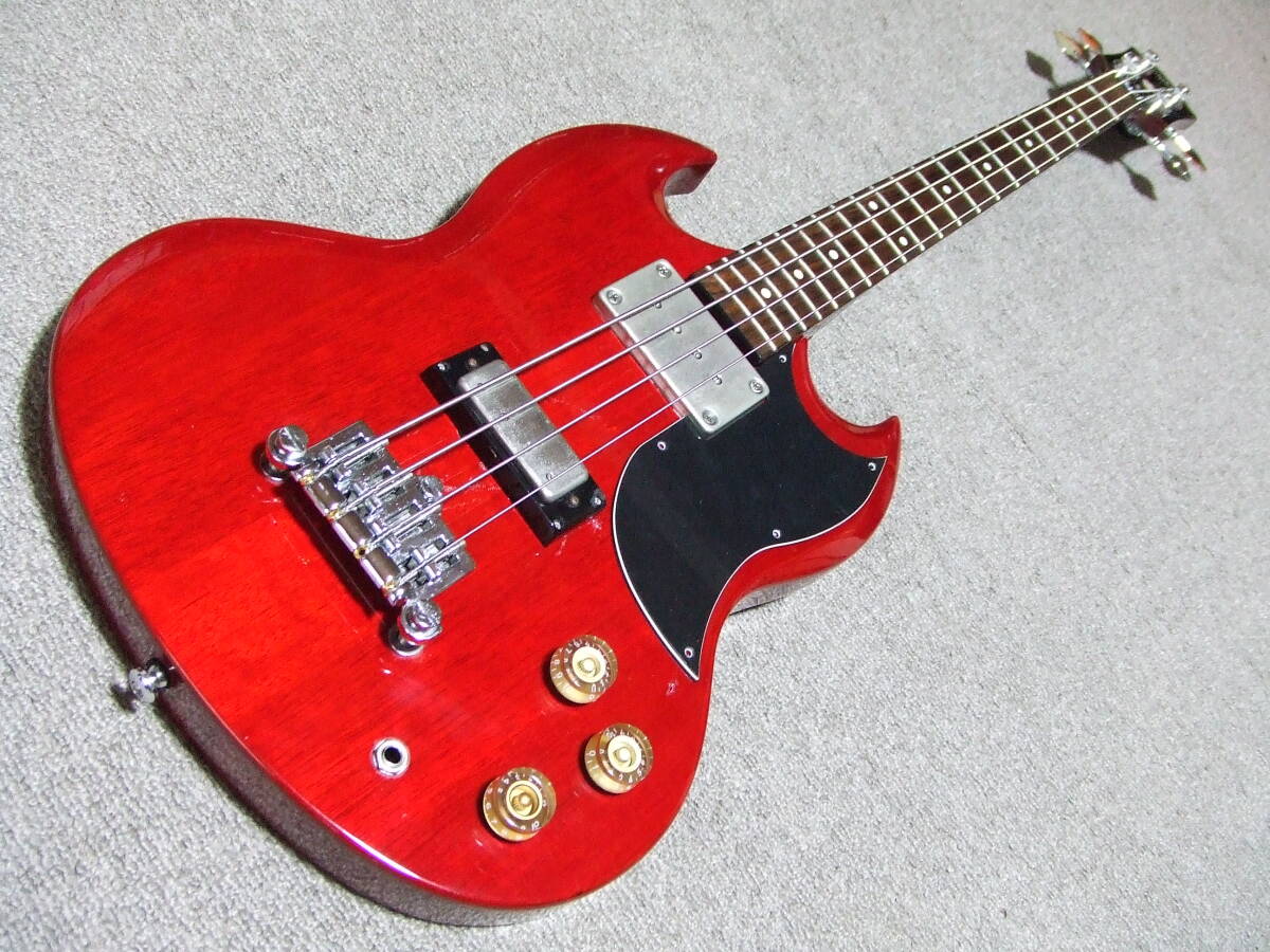 Amazon.co.jp: Epiphone EB-0 Bass Cherry SGベース (エピフォン