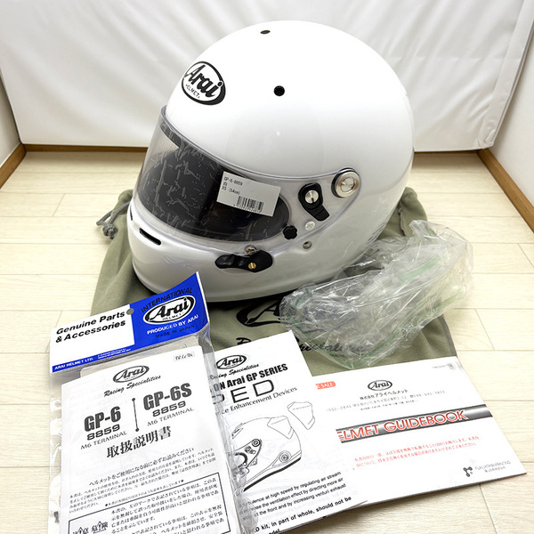 Arai アライ 4輪用ヘルメット GP-6 8859 ホワイト XSサイズ