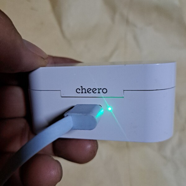 cheero CHE-636 ワイヤレスイヤホン ケースのみ 充電器