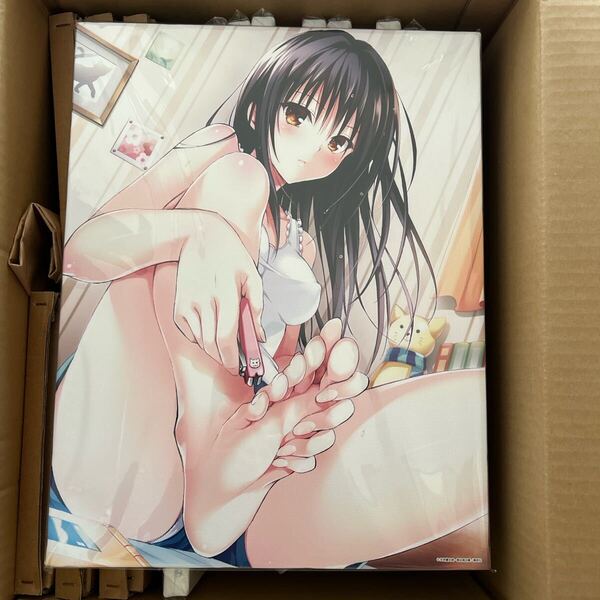 To LOVEる とらぶる 15周年記念原画展 F6 キャンバスアート 古手川 新品
