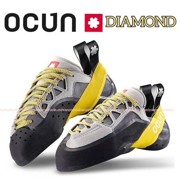新品 Ocun Diamond オーツン ダイヤモンド クライミングシューズ 登山靴 UK4.5 EUR37.5 ボルダリングシューズ Vibram スポルティバ テナヤ