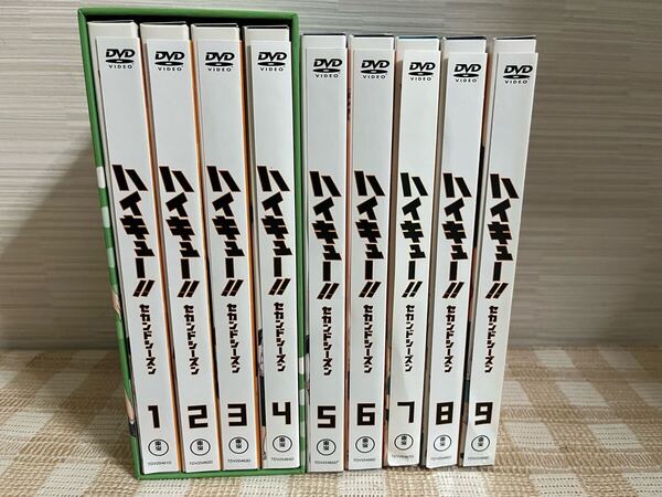 ハイキュー!!セカンドシーズン 初回全9巻セットDVD 即決 送料無料