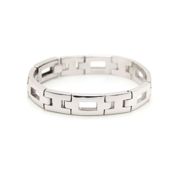 中古 良品 エルメス HERMES ブレスレット Ag925 ヘラクレス シルバー アクセサリー ランクAB 50.3g レディース ユニセックス メンズ 銀