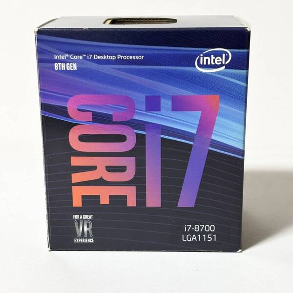 Intel Core i7 8700 CPUとCPUクーラーセット【中古 動作確認済み】