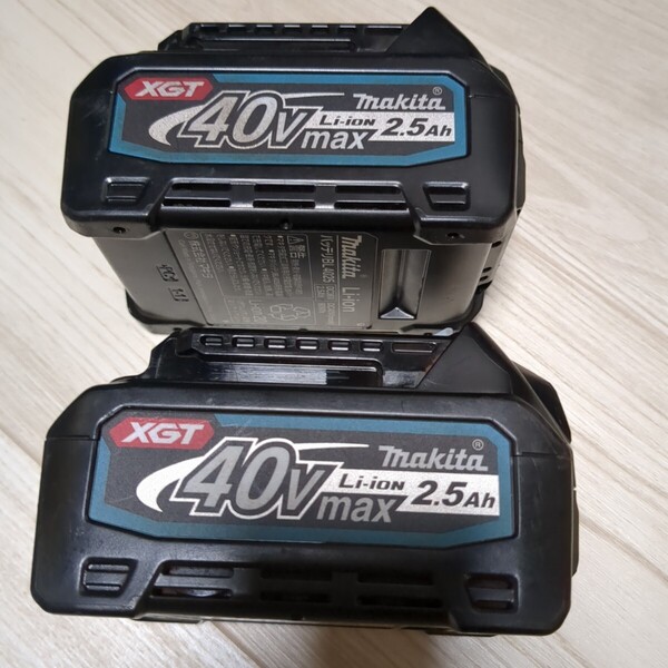 マキタ makita BL 4025 純正 バッテリー セット 40v 2.5 ah 2500 xgt