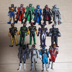 【送料無料】仮面ライダー ウィザード オーズ フォーゼ ソフビ セット フィギュア バンダイ まとめ売り