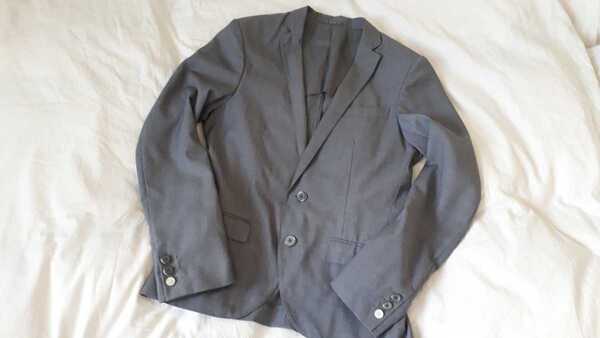 【送料無料】ミッシェルクランオム テーラードジャケット メンズ グレー サイズ46 MICHEL KLEIN homme MK