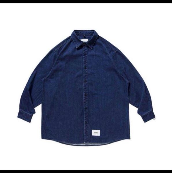 【美品】WTAPS LP / LS / COTTON. DENIM INDIGO ダブルタップス 長袖シャツ デニム