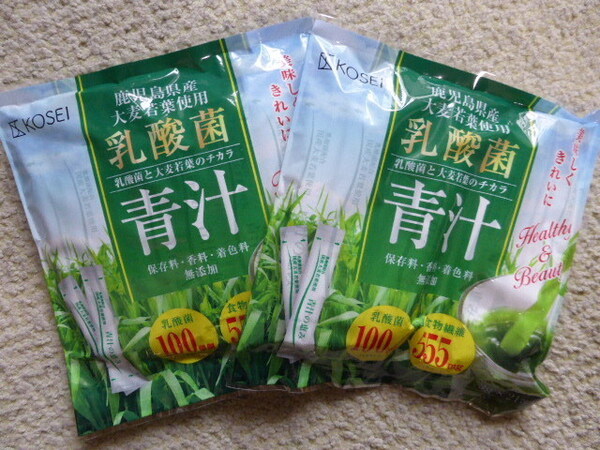 乳酸菌 青汁 九州産大麦若葉使用 42包(21包×2袋) 送料無