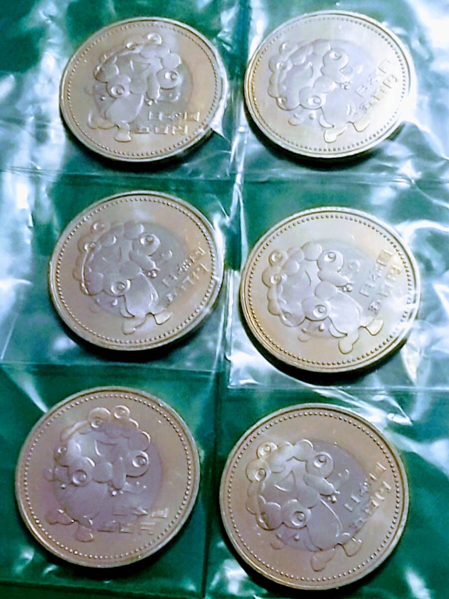 昭和〜平成 記念500円各種 ランダム100枚セット① 貨幣