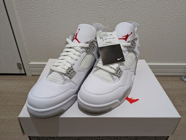 NIKE AIR JORDAN 4 RETRO TECH WHITE CT8527 100 US10 28cm ナイキ エアジョーダン 4