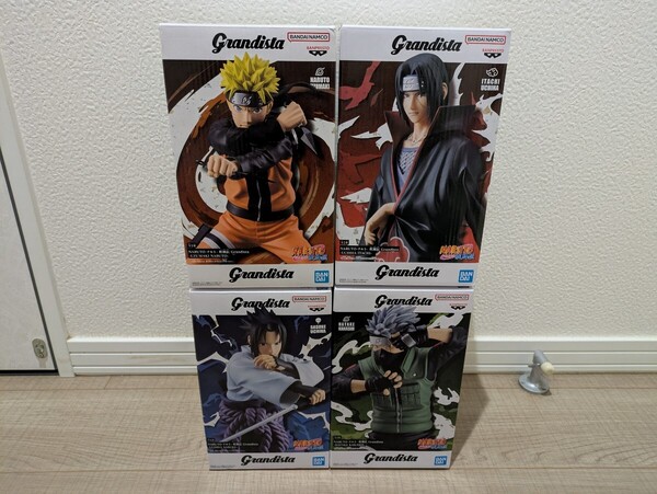 NARUTO ナルト 疾風伝 Grandista フィギュア セット うずまきナルト うちはサスケ うちはイタチ はたけカカシ