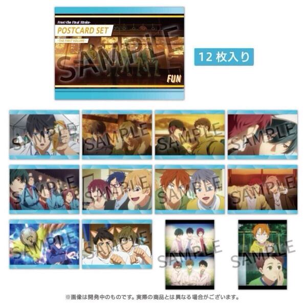 Free! FS ポストカードセット THE FIRST VOLUME FUN 七瀬遙 橘真琴 松岡凛 山崎宗介 桐嶋郁弥 椎名旭 鴫野貴澄 幼少期 集合 ファン 映画