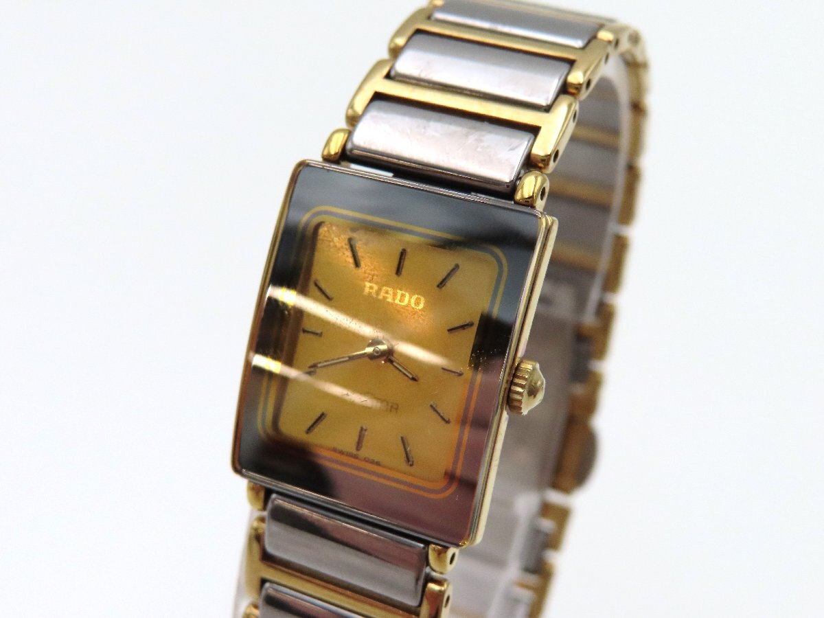 【稼働】 RADO DIASTAR 153.0283.3N スクエア 腕時計 Yahoo!オークション -「rado 153.0283.3n」の落札相場・落札価格