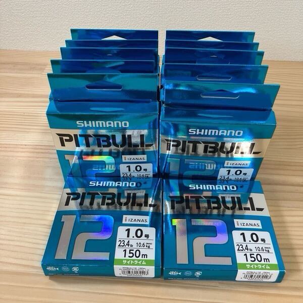 SHIMANO ピットブル PITBULL ピットブル12 1号 150m 新品PEライン A3