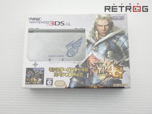 【箱付き】【ジャンク】Newニンテンドー3DS LL本体 モンスターハンター4G スペシャルパック(RED-S-VBCA/RED-001) ニンテンドー3DS