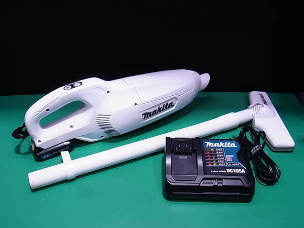 ■■【即決】makita マキタ 充電式クリーナー CL107FD・バッテリー BL1015・充電器 DC10SA 動作確認OKな程度良いUSED品!紙パック新品!!