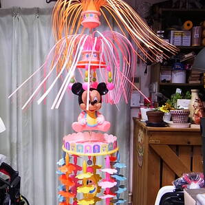 ■■【即決】ディズニーベビー ワンタッチメリー D-504 (セルロイド アンティーク 昭和レトロ 希少 レア) 楠原工業 オルゴール