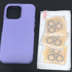 e-790 for iphone 14 pro maxケースシリコーン3 xスクリーンプロテクター+ 3xカメラレンズプロテクター