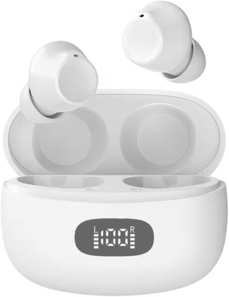 e-799 イヤホン Bluetooth イヤホン ワイヤレスイヤホン 2024最新ブルートゥースイヤホン EDR+Bluetooth5.3搭載 カルナ型 自動ペアリング