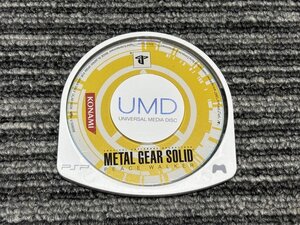 PSP ソフト METALGEAR SOLID PEACE WALKER メタルギアソリッド ピースウォーカー プレイステーションポータブル ケース無