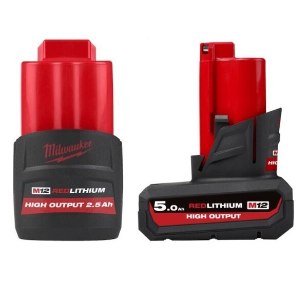 M12HB2.5JP / M12HB5JP セット ミルウォーキー M12 2.5AH 5.0AH パワーブーストバッテリー バッテリー M12 HB2.5 JP M12 HB5 JP 2.5A 5A