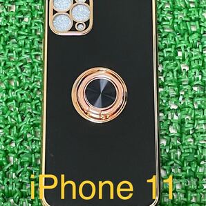 iPhone 11 Pro Max ケース TPUリング付き iphoneケース車載ケース - 032