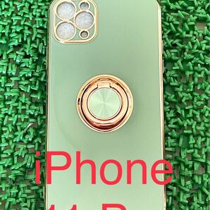 iPhone 11 Pro Max ケース TPUリング付き iphoneケース車載ケース - 045
