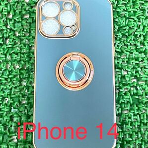 iPhone 14 Pro Max ケース TPUリング付き iphoneケース車載ケース - 023
