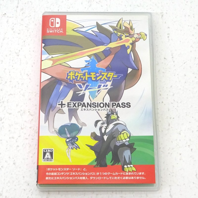 最安値出品】ポケットモンスター ソード+エキスパンションパス
