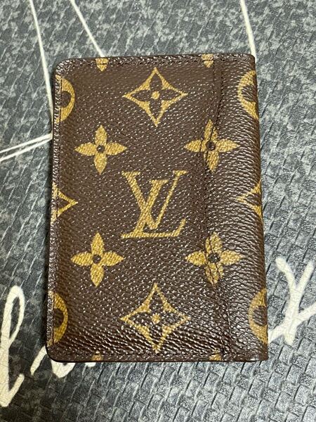 中古 ルイヴィトン LOUIS VUITTON モノグラム オーガナイザー・ドゥ・ポッシュ カードケース 名刺入れ