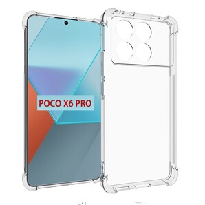 【強化版】シャオミ Xiaomi POCO X6 PRO TPU素材クリアケース 4角+カメラ部分もカバータイプ 内側はマイクロドット加工