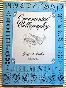 洋書★Ornamental Calligraphy★カリグラフィ デザイン集★フォント、パターン★DOVER PUBLICATIONS,INC.