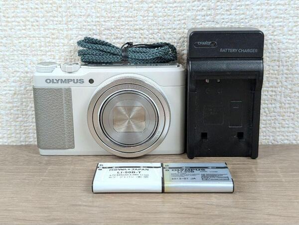 美品 OLYMPUS オリンパス STYLUS XZ-10 ホワイト コンパクトデジタルカメラ デジカメ コンデジ