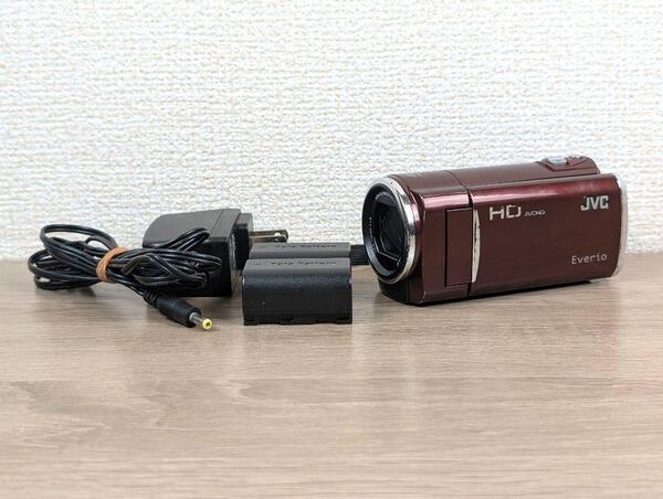 【ジャンク品】JVC Everio HD GZ-HM460-R ビデオカメラ デジタルカメラ デジカメ