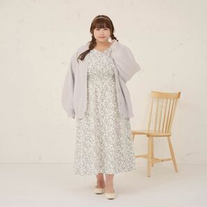完売品 Louiosy 大きいサイズ フワフワニット ライトグレー 4L