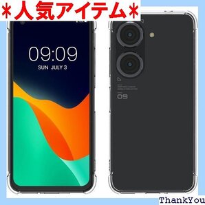 kwmobile クリスタル ケース ASUS Zen ス コーナー保護付き - 超薄 スマホ カバー透明 対応 585
