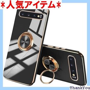 JOOBOY Samsung Galaxy S10 P s 用 カバー Galaxy S10 Plus ブラック 402