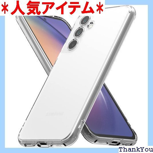 Ringke Galaxy A54 5G ケース FU 5G ストラップホール付き - Matte Clear 154