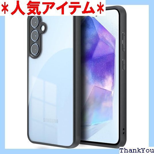 FINON Galaxy A55 5G ケース カバー 可能モデル 耐衝撃 シンプル クリア バックパネルカラー 385