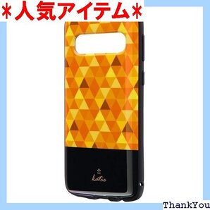 ルプラス Galaxy S10 SC-03L/SCV4 ース PALLET AIR Katie モザイクイエロー 50