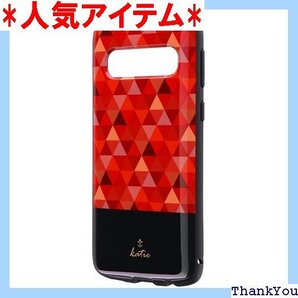 Galaxy S10 SC-03L/SCV41 耐衝撃 ケース PALLET AIR Katie モザイクレッド 51