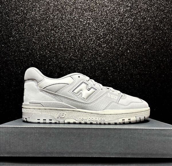 ☆送料込■新品28.0cm■ニューバランス BB550 New Balance ライトグレー/ホワイト【定価.17600円】