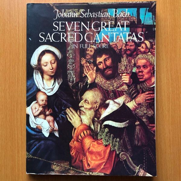 <輸入楽譜>BACH Seven Great Sacred Cantatas in Full Score バッハ 7つのカンタータ 大判フルスコア Dover社