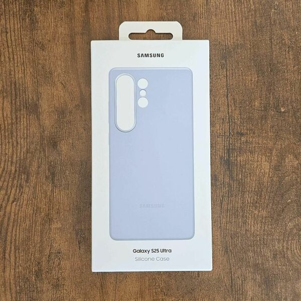 Galaxy S25 Ultra ケース 純正 シリコンケース ライトブルー