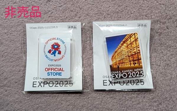 【匿名配送無料】万博 5月平日限定ピンバッジ2個セット EXPO2025 ピンバッチ 非売品